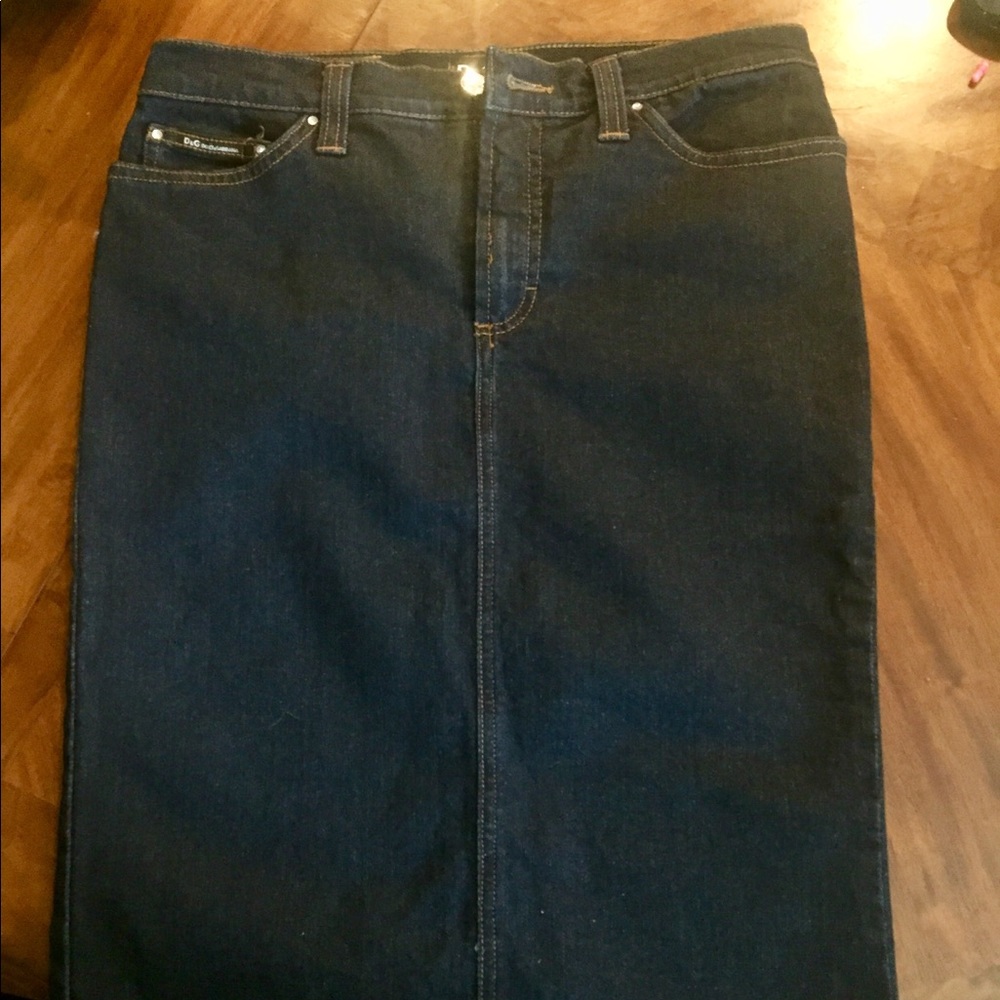 Dolce & Gabanna denim skirt